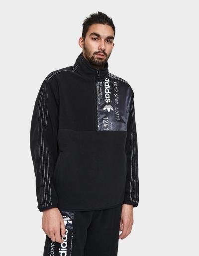 Adidas X Alexander Wang Aw Polar Half Zip In Black