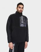 Adidas X Alexander Wang Aw Polar Half Zip In Black