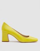 Intentionally Blank Monaco Pump In Canary Yellow