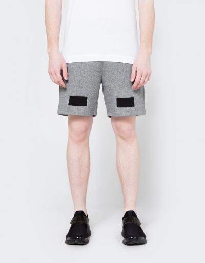 John Elliott Paneled Shorts In Dark Grey