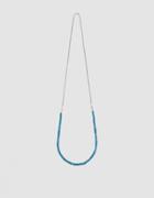 Caputo & Co Gemstone And Silver Chain Necklace