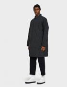 Beams Plus Reversible Overcoat In Charcoal