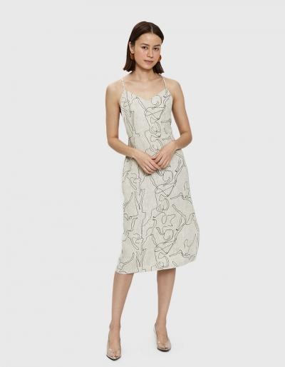 Paloma Wool Gabriella Illustrated Dress