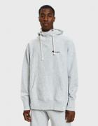 Champion Reverse Weave Deconstruction Hooded Sweatshirt In Grey