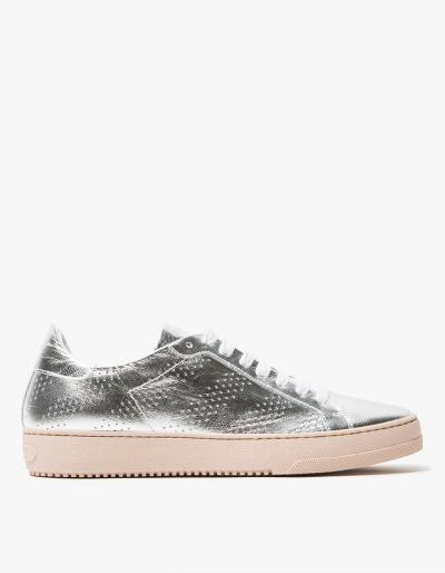 Off-white Leather Sneaker In