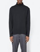 Our Legacy Turtleneck Washed Black Army Jersey