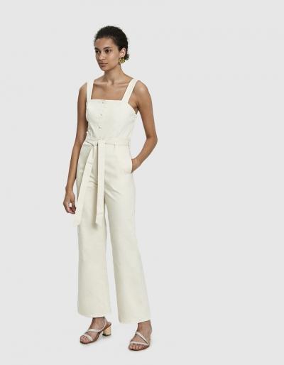 Stelen Stacey Button-front Jumpsuit