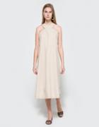 Shaina Mote Sarong Dress In Ecru