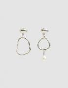 Mondo Mondo Toyen Asymmetric Drop Earrings