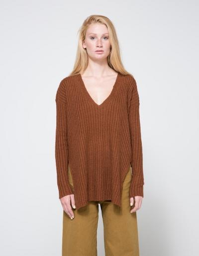 Farrow Ana Sweater In Rust