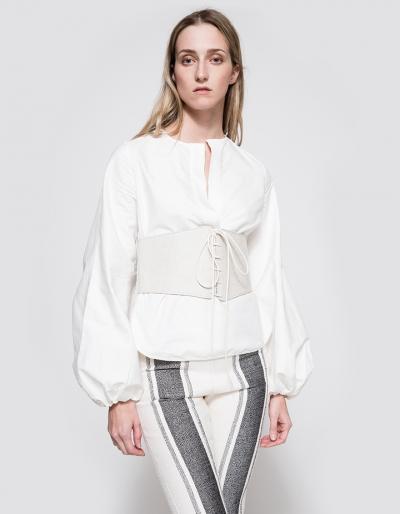 Georgia Alice Partisan Belt In Cream