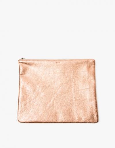 Baggu Large Flat Pouch In Copper