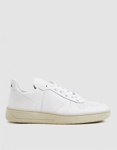 Veja V-10 Sneaker In Extra White