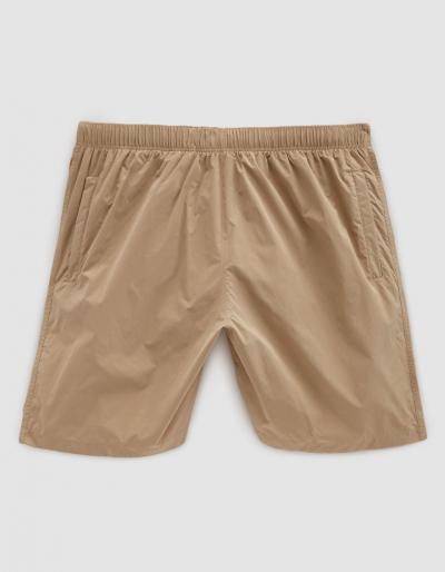 Our Legacy Drape Trunks In Camel Bullet Nylon