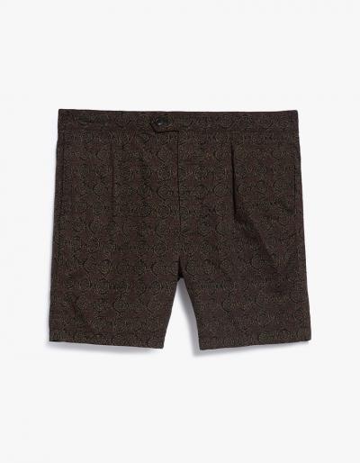 Engineered Garments Sunset Short In Olive Floral
