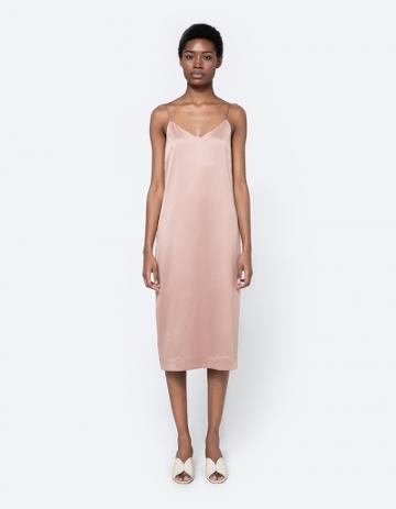 Achro Slip Dress In Camel