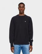 Champion Reverse Weave Rw Crewneck Sweatshirt In Black
