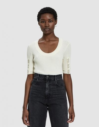 3.1 Phillip Lim Three-quarter Sleeve Button-detail