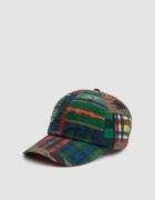 Polo Ralph Lauren Classic Sports Cap In Plaid Patchwork