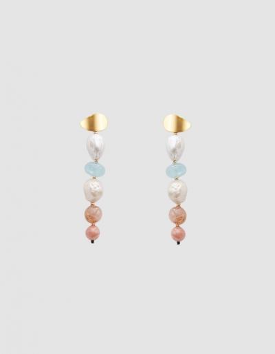 Lizzie Fortunato Column Drop Earrings