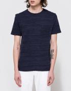 Officine G N Rale Pocket Tee In Navy