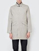 Rogue Territory Trench Coat Light Grey Canvas