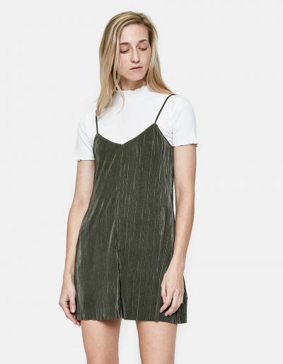 Farrow Paloma Romper In Olive