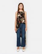 Farrow Floral Asymmetric Top