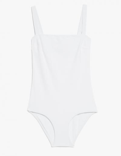 Matteau Swim Square Maillot In Chalk