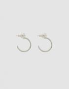 Mondo Mondo Guinevere Moonstone Hoop Earrings