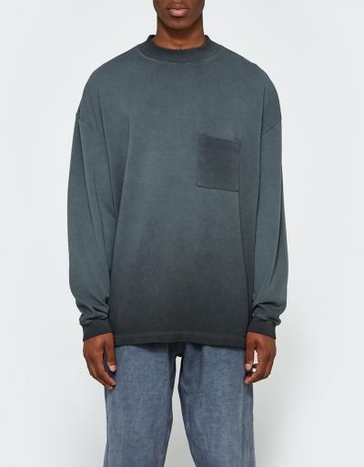 Yeezy Long Sleeve Tee With Pocket In Bat
