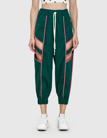 Dima Leu Sbieco Cutout Track Pant