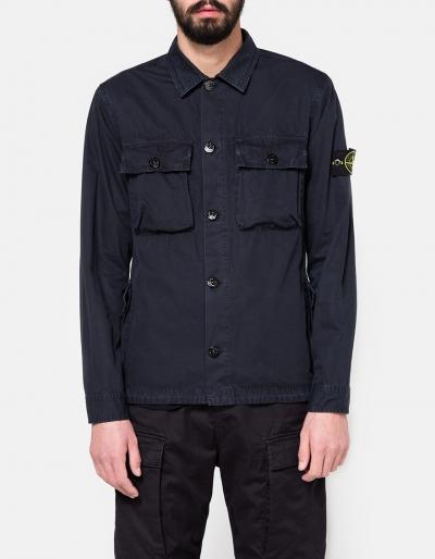 Stone Island Brushed Cotton Overshirt