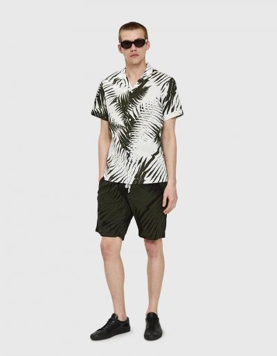 Wings+horns Sword Fern Patrol Short In Jungle Green