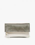 Clare V. Foldover Clutch In Grey Perf