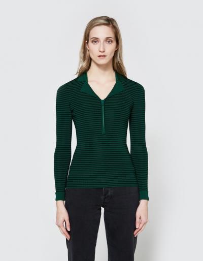 Ganni Evangel Pullover In Green