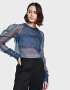 Lemaire Leonor Blouse In Prussian Blue