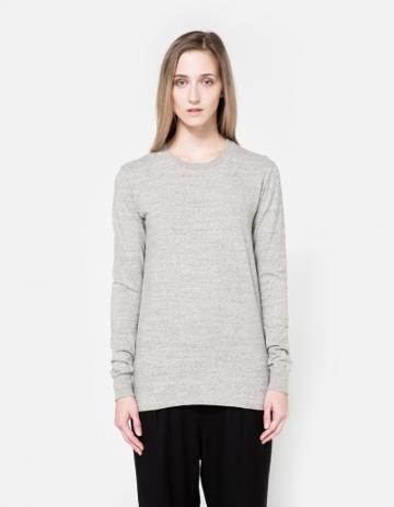 Nsco Flat Knitted Rib Crew Neck In