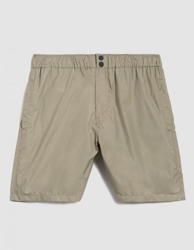 Saturdays Nyc Trent Solid Short In British Khaki