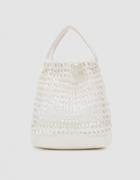 Maryam Nassir Zadeh Market Bag In White
