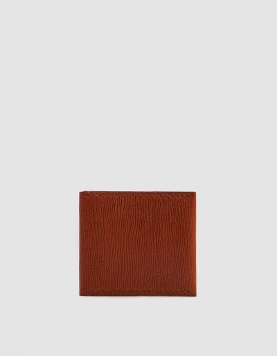 Southern Field Industries Coin Wallet In Embossed Tan