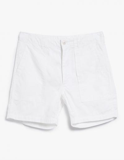 Engineered Garments White 20s Cotton Fatigue