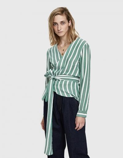 Just Female Palm Wrap Blouse