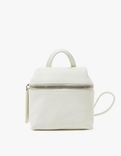 Kara Micro Satchel In Off White