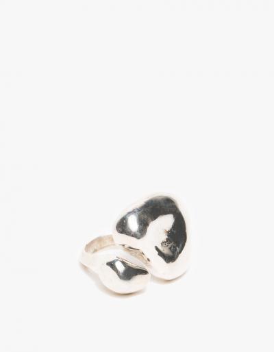 Faris Float Ring In Sterling