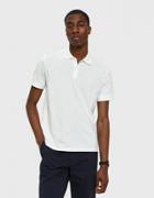 Editions M.r. Pique Polo Shirt In Off White
