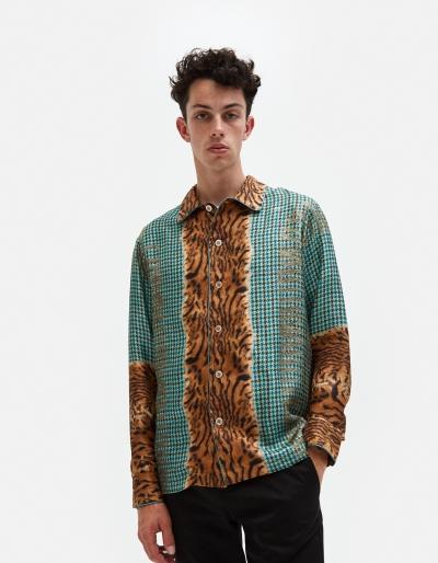 Pierre-louis Mascia Aloeuw Tiger Stripe Houndstooth