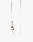 Maslo Jewelry Chock A Block In Off White/moss