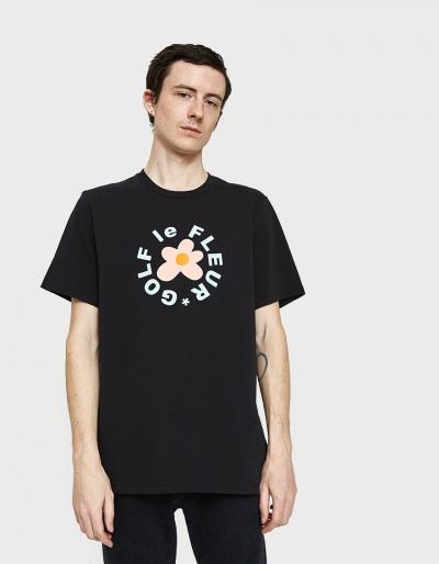 Converse Golf Le Fleur Tee In Black