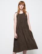 Objects Without Meaning High Neck Dress In Olive